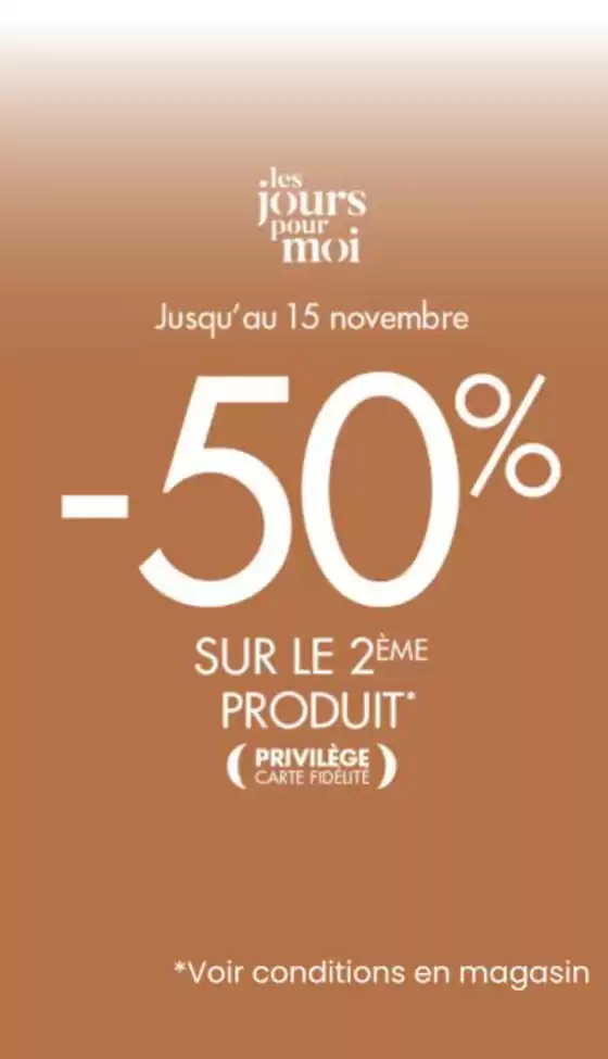 Catalogue Une heure pour soi à Gap | -50% sur le 2ème produit | 2025-11-10T00:00:00.000Z - 2025-11-15T00:00:00.000Z