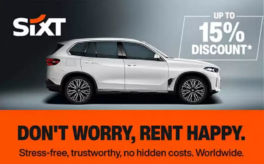 Catalogue Sixt à Fontenay-sous-Bois | SAVE UP TO 15% ON PREMIUM & LUXURY CARS WHEN TRAVELING WITH SIXT! | 2025-11-10T00:00:00.000Z - 2025-12-07T00:00:00.000Z
