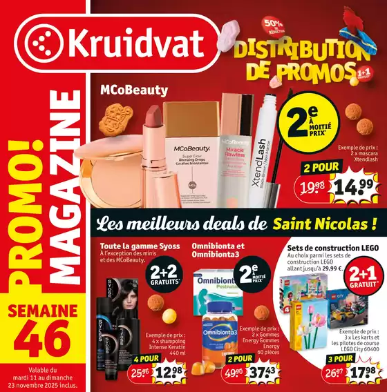 Catalogue Kruidvat à Bourges | Distribution de promos ! | 2025-11-10T00:00:00.000Z - 2025-11-23T00:00:00.000Z