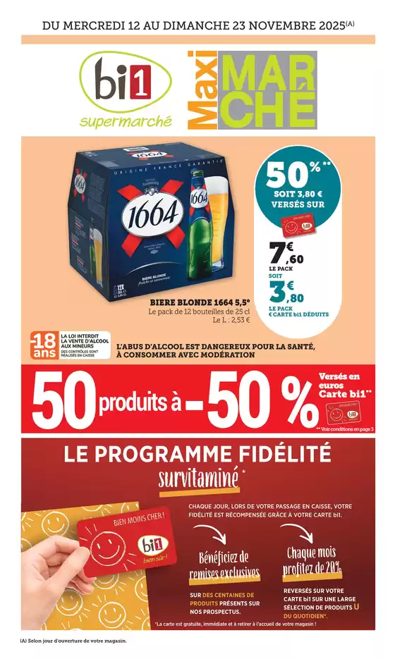 Catalogue Maximarché à Bonchamp-lès-Laval | LES PRIX BAS | 2025-11-11T00:00:00.000Z - 2025-11-23T00:00:00.000Z