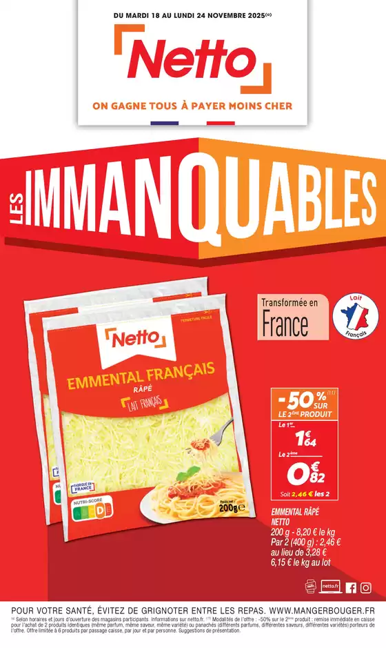 Catalogue Netto à | Immanquables S47 | 2025-11-11T00:00:00.000Z - 2025-11-24T00:00:00.000Z