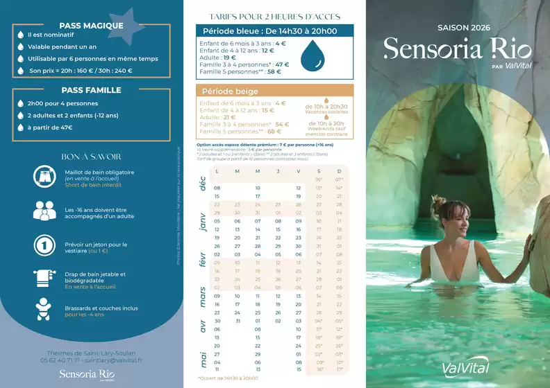 Catalogue ValVital à Erstein | Sensoria Rio hiver 2025-2026 | 2025-12-06T00:00:00.000Z - 2026-05-17T00:00:00.000Z