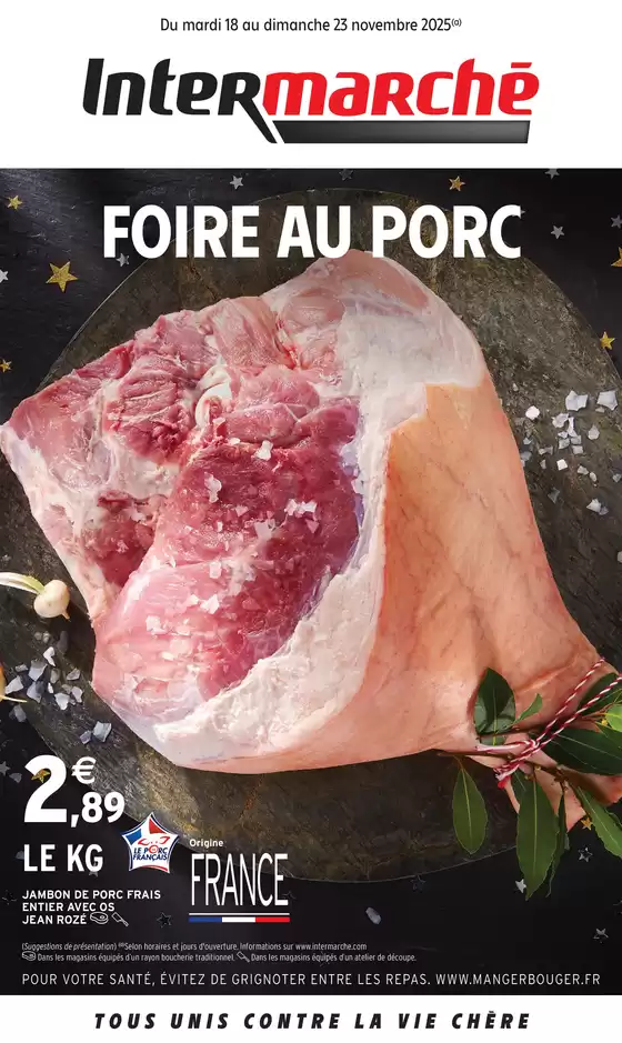Catalogue Intermarché Express à Valognes | FOIRE AU PORC | 2025-11-11T00:00:00.000Z - 2025-11-23T00:00:00.000Z