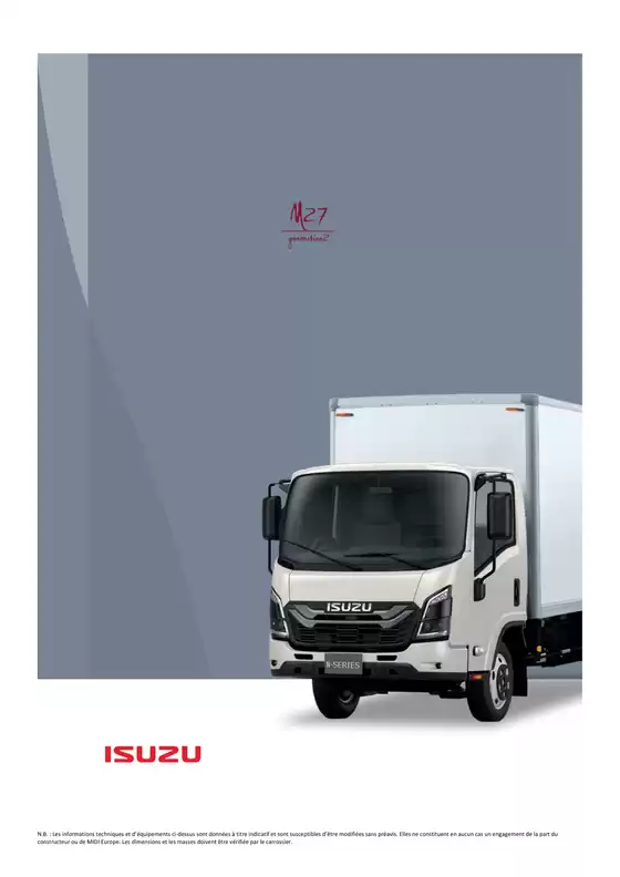 Catalogue ISUZU à Marcq-en-Barœul | Série Bleu OBD-E | 2025-11-11T00:00:00.000Z - 2026-04-30T00:00:00.000Z
