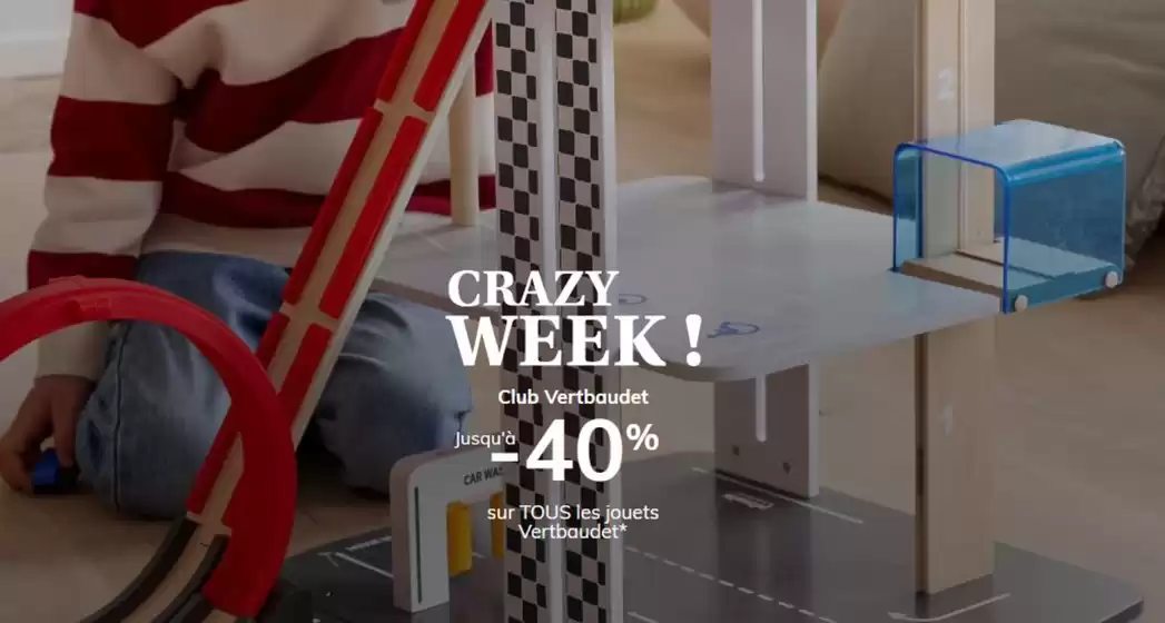 Catalogue Vertbaudet à Chazé-Henry | Jusqu'á - 40 % sur TOUS les jouets Vertbaudet | 2025-11-11T00:00:00.000Z - 2025-11-30T00:00:00.000Z