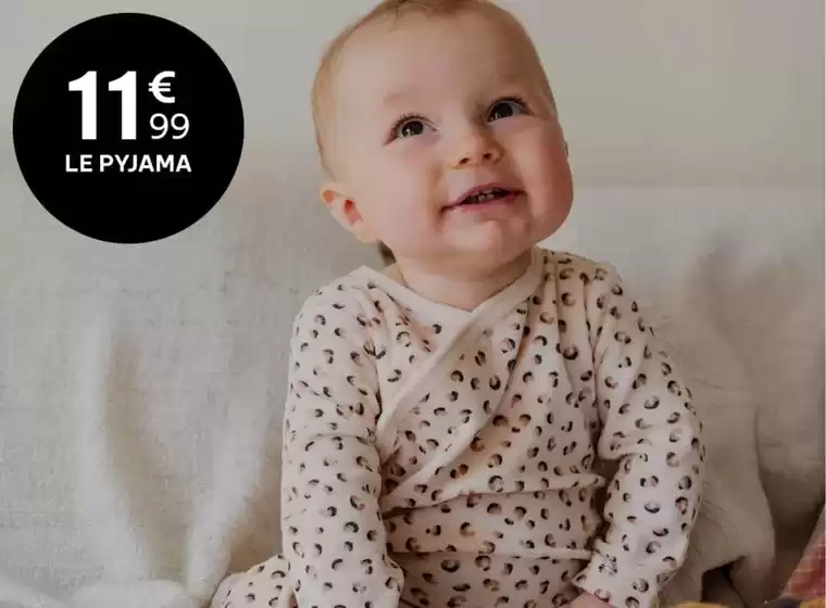 Catalogue Gémo à Chazé-Henry | -50% sur le 2ème pyjama bébé | 2025-11-12T00:00:00.000Z - 2025-11-30T00:00:00.000Z