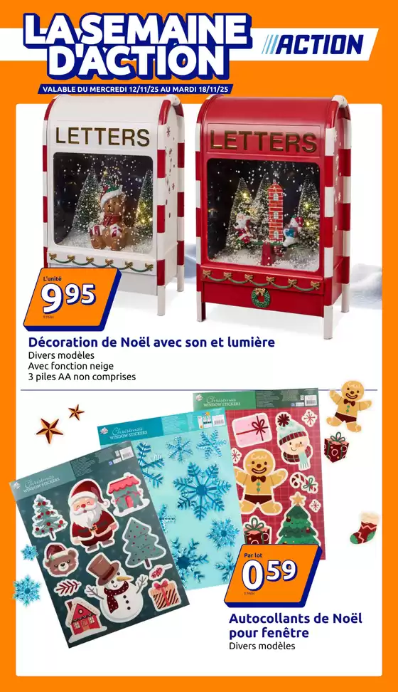 Catalogue Action à  | La semaine d'Action | 2025-11-12T00:00:00.000Z - 2025-11-18T00:00:00.000Z