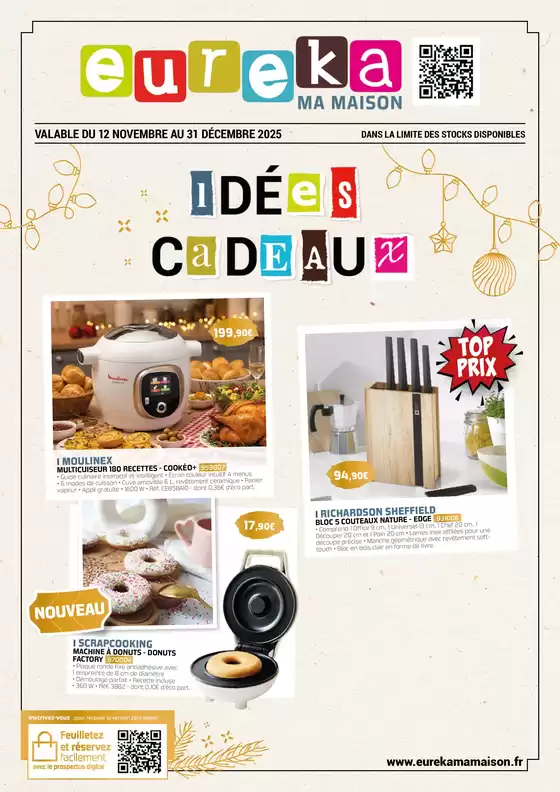 Catalogue Eureka Ma Maison à Guérande | IDÉES CADEAUX ! | 2025-11-12T00:00:00.000Z - 2025-12-31T00:00:00.000Z