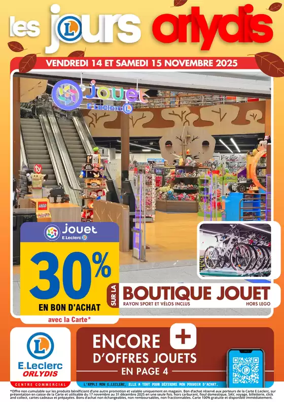 Catalogue E.Leclerc à | 2 JOURS FOUS | 2025-11-14T00:00:00.000Z - 2025-12-31T00:00:00.000Z