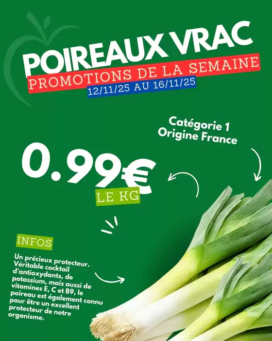 Catalogue marché frais Géant à Joinville | Les promos de la semaine chez Marché Frais ! | 2025-11-12T00:00:00.000Z - 2025-11-16T00:00:00.000Z