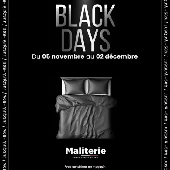 Catalogue Ma Literie à Pontivy | Profitez de jusqu’à -50 % de réduction sur une large sélection de produits pour transformer vos nuits | 2025-11-12T00:00:00.000Z - 2025-12-02T00:00:00.000Z