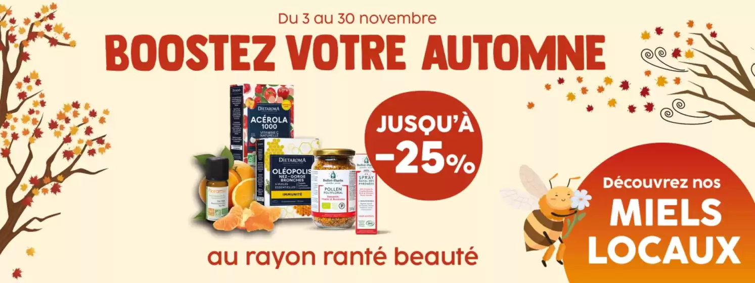 Catalogue So.bio à Rosny-sous-Bois | Booster votre automne ! | 2025-11-12T00:00:00.000Z - 2025-11-30T00:00:00.000Z