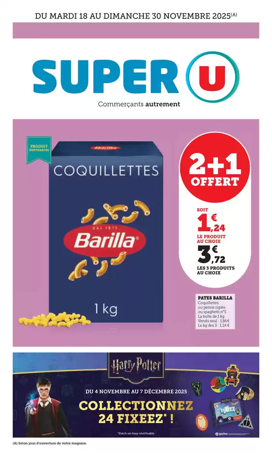 Catalogue Super U à | Catalogue SUPER U | 2025-11-18T00:00:00.000Z - 2025-11-30T00:00:00.000Z