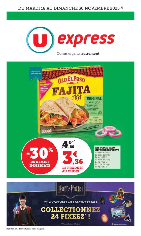 Catalogue U Express à Saint-Vigor-le-Grand | Catalogue U EXPRESS | 2025-11-18T00:00:00.000Z - 2025-11-30T00:00:00.000Z