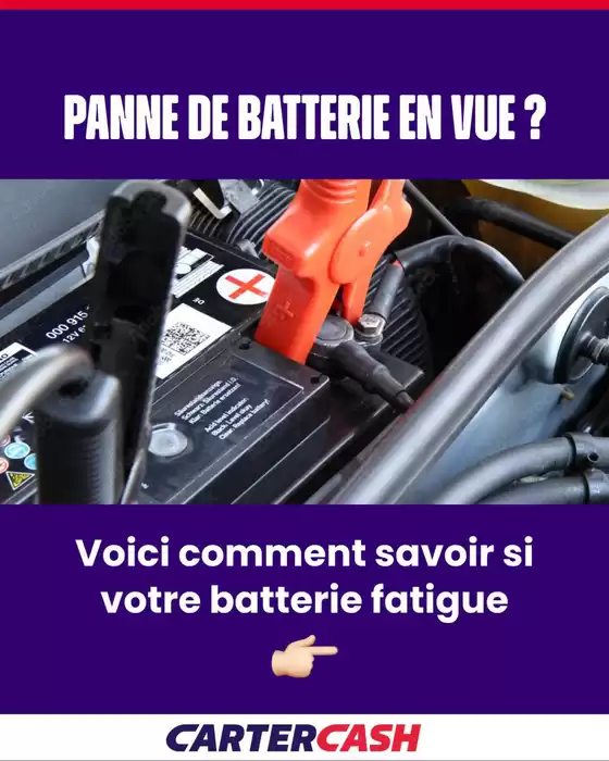 Catalogue Carter-Cash à Ambleville (Charente) | Phares faibles, voyants qui clignotent, moteur capricieux… | 2025-11-14T00:00:00.000Z - 2025-11-30T00:00:00.000Z