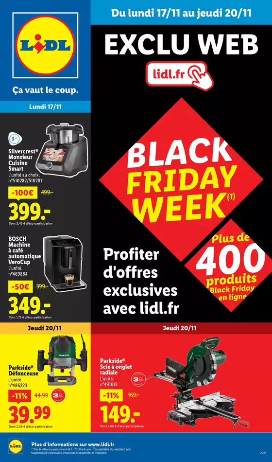 Catalogue Lidl à Murviel-lès-Béziers | Black friday | 2025-11-17T00:00:00.000Z - 2025-11-20T00:00:00.000Z