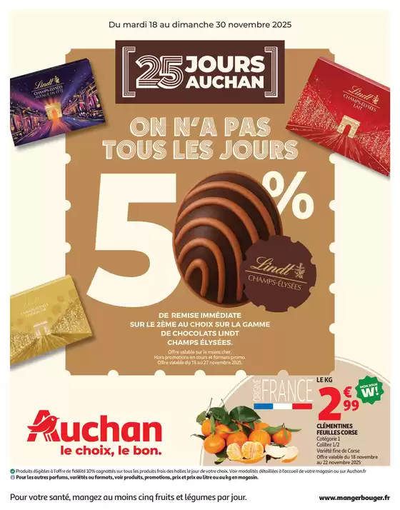 Catalogue Auchan Hypermarché à Luxeuil-les-Bains | 25 JOURS AUCHAN, et encore plus de promos ! | 2025-11-18T00:00:00.000Z - 2025-11-30T00:00:00.000Z