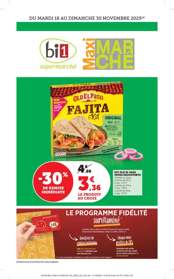 Catalogue Maximarché | -30% DE REMISE IMMÉDIATE | 2025-11-17T00:00:00.000Z - 2025-11-30T00:00:00.000Z