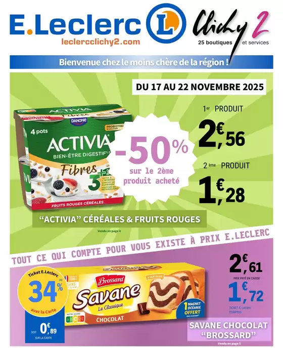 Catalogue E.Leclerc à | Tout ce qui compte pour vous | 2025-11-17T00:00:00.000Z - 2025-11-22T00:00:00.000Z