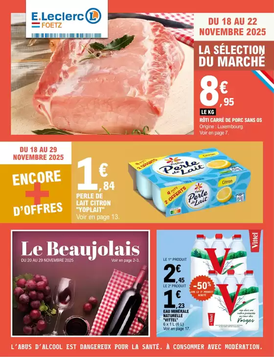 Catalogue E.Leclerc | Encore + d'offres | 2025-11-18T00:00:00.000Z - 2025-11-29T00:00:00.000Z