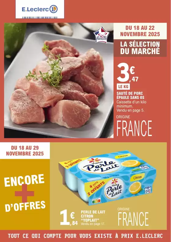 Catalogue E.Leclerc à Ploudalmézeau | TRAFIC POUVOIR ACHAT 13 - MIXTE | 2025-11-18T00:00:00.000Z - 2025-11-29T00:00:00.000Z