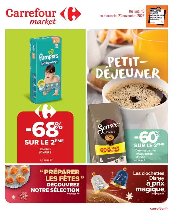 Catalogue Carrefour à Tarnos | PETIT-DEJEUNER ! | 2025-11-17T00:00:00.000Z - 2025-11-23T00:00:00.000Z