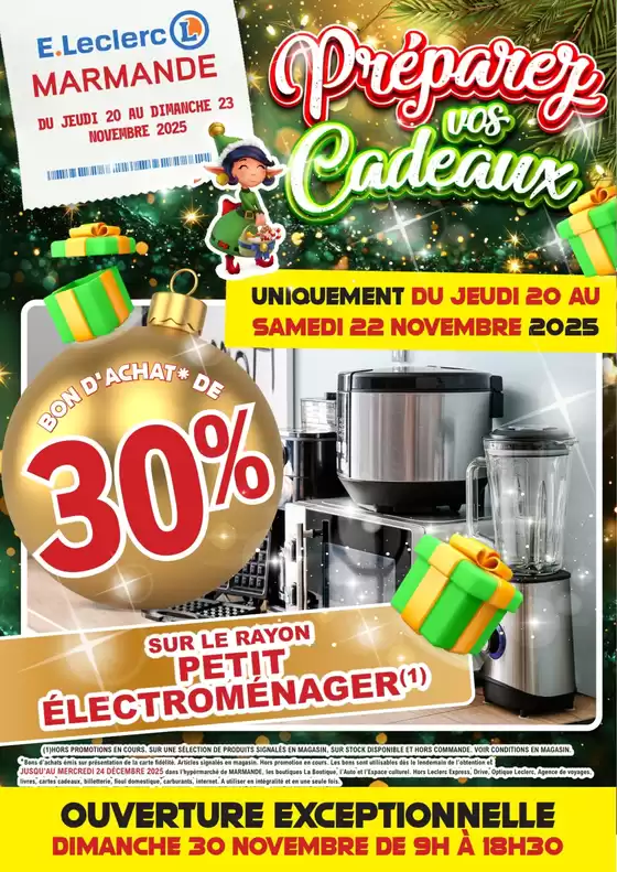 Catalogue E.Leclerc à Saint-Laurent-de-Cerdans | OP NOEL 2 | 2025-11-20T00:00:00.000Z - 2025-11-23T00:00:00.000Z