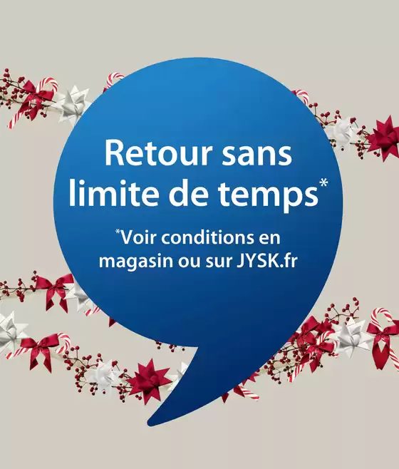 Catalogue JYSK à Marseille | Offres exceptionnelles de Noël ÉCONOMISEZ JUSQU’À 60% | 2025-11-18T00:00:00.000Z - 2025-12-01T00:00:00.000Z