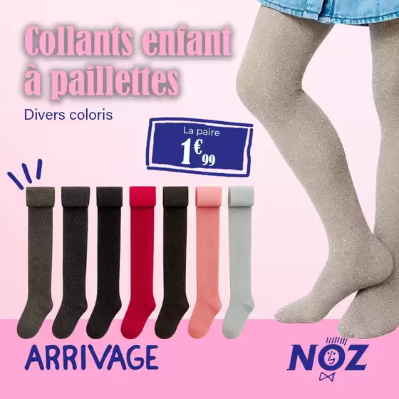 Catalogue Noz | Collants enfants à paillettes | 2025-11-18T00:00:00.000Z - 2025-12-07T00:00:00.000Z