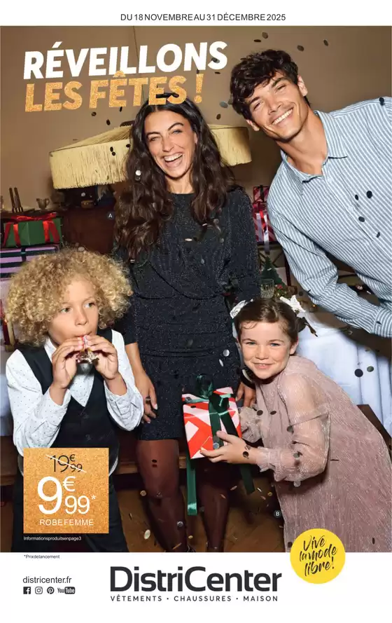 Catalogue DistriCenter à Mûrs-Erigné | Réveillons les fêtes ! | 2025-11-18T00:00:00.000Z - 2025-12-31T00:00:00.000Z