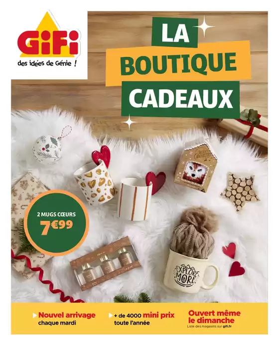Catalogue Gifi | La boutique cadeaux | 2025-11-18T00:00:00.000Z - 2025-12-31T00:00:00.000Z