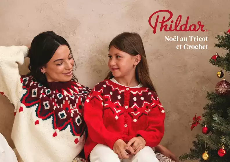 Catalogue Phildar à Chauffailles | Noël au Tricot et Crochet | 2025-11-18T00:00:00.000Z - 2025-12-31T00:00:00.000Z