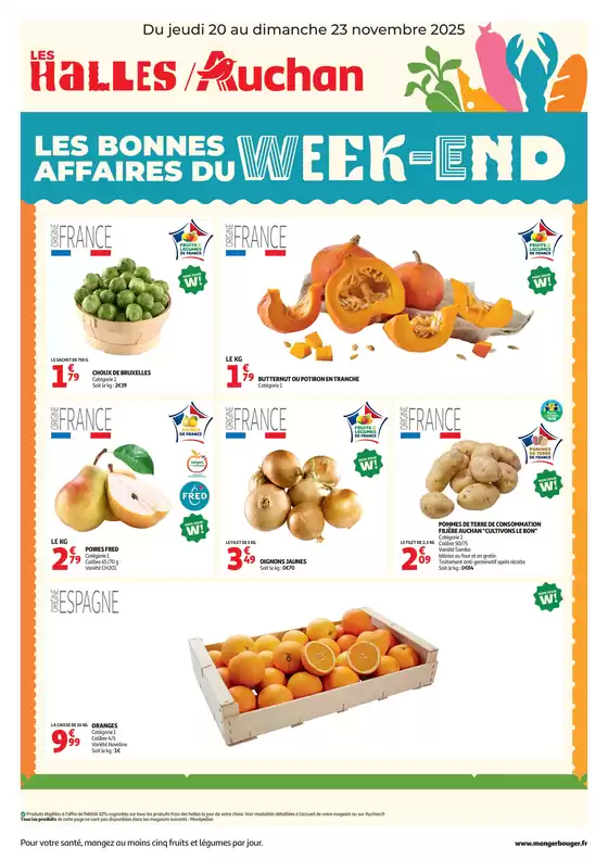 Catalogue Auchan Hypermarché à Cléon | Les bons plans du week-end dans votre hyper ! | 2025-11-20T00:00:00.000Z - 2025-11-23T00:00:00.000Z