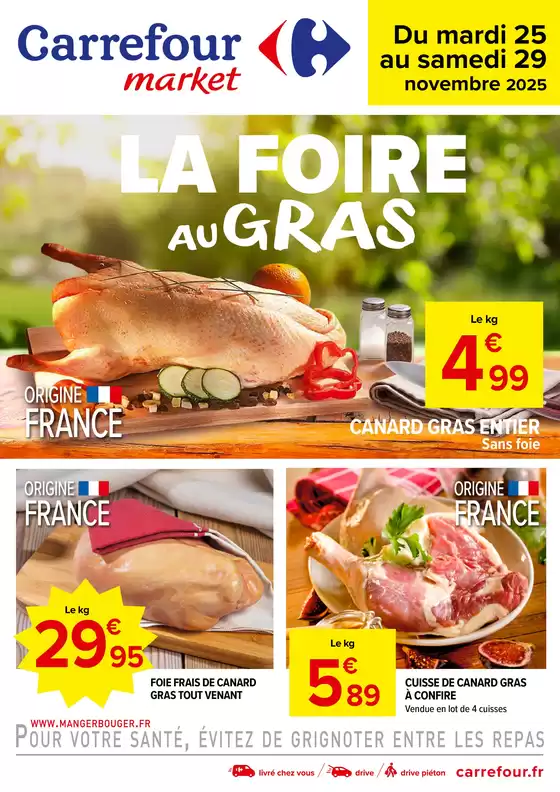 Catalogue Carrefour Drive | FOIRE AU GRAS | 2025-11-25T00:00:00.000Z - 2025-11-29T00:00:00.000Z