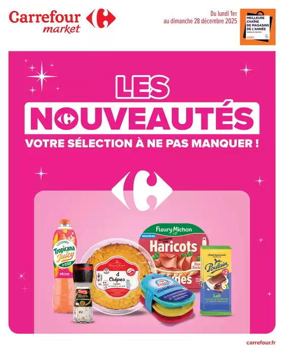 Catalogue Carrefour Drive à Monéteau | LES NOUVEAUTÉS DE DÉCEMBRE | 2025-12-01T00:00:00.000Z - 2025-12-28T00:00:00.000Z