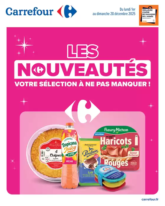 Catalogue Carrefour Drive à Monéteau | LES NOUVEAUTÉS | 2025-12-01T00:00:00.000Z - 2025-12-28T00:00:00.000Z
