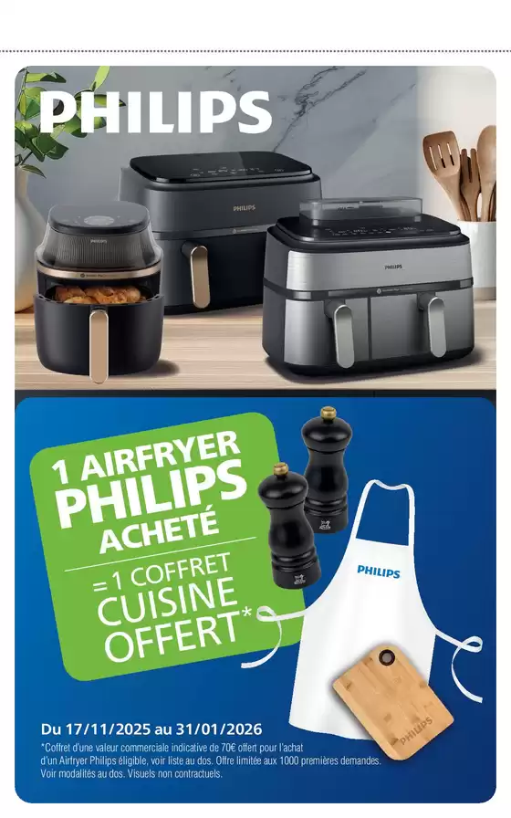 Catalogue Boulanger à Paris | Offre PHILIPS : 70 € de cadeaux | 2025-11-19T00:00:00.000Z - 2026-01-31T00:00:00.000Z