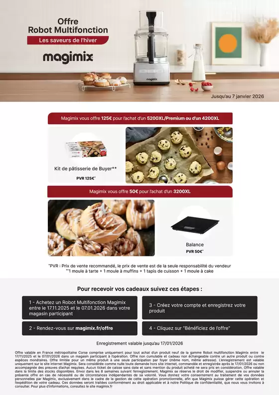 Catalogue Boulanger à Paris | Offre MAGIMIX: jusqu'à 125€ de cadeaux! | 2025-11-19T00:00:00.000Z - 2026-01-07T00:00:00.000Z