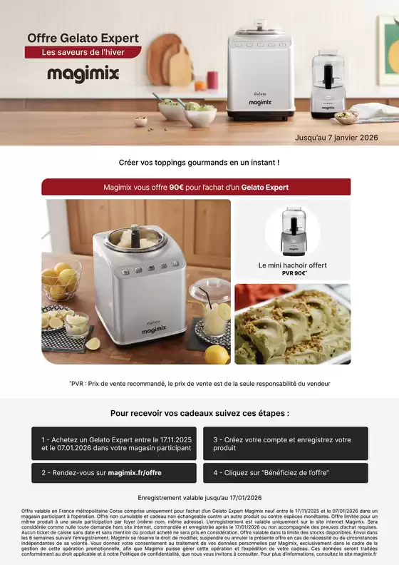 Catalogue Boulanger à Paris | Offre MAGIMIX: votre robot mini Magimix offert | 2025-11-19T00:00:00.000Z - 2026-01-07T00:00:00.000Z