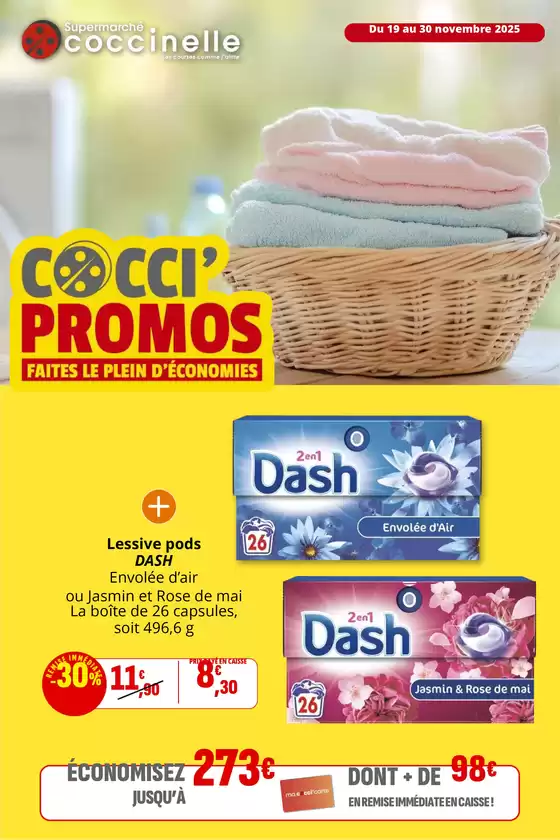 Catalogue Coccinelle Supermarché à  | Cocci Promos | 2025-11-19T00:00:00.000Z - 2025-11-30T00:00:00.000Z