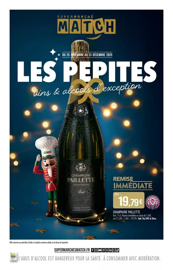 Catalogue Supermarché Match à Niort | LES PEPITES vins & alcools d'exception | 2025-11-20T00:00:00.000Z - 2025-12-31T00:00:00.000Z