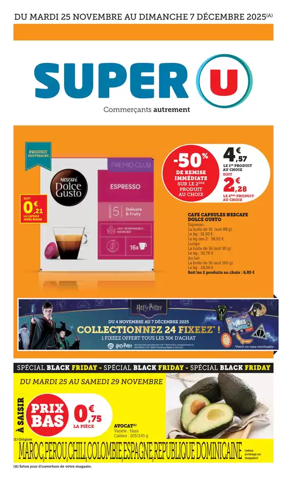 Catalogue Super U à | Catalogue SUPER U | 2025-11-25T00:00:00.000Z - 2025-12-07T00:00:00.000Z