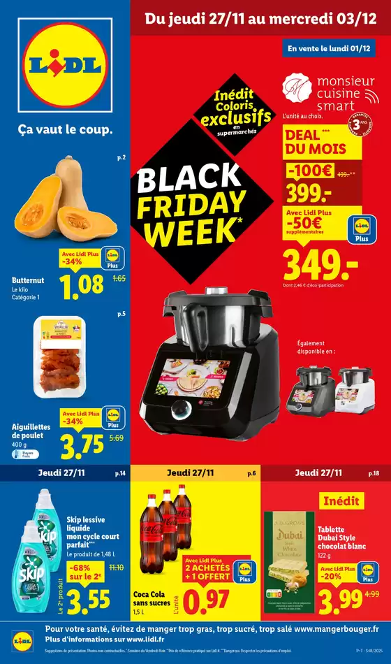 Catalogue Lidl | Découvrez le catalogue Lidl de la semaine avec plein de bons plans | 2025-11-27T00:00:00.000Z - 2025-12-03T00:00:00.000Z