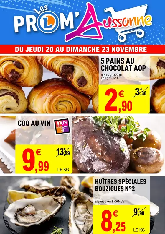 Catalogue E.Leclerc à Veauche | PROM AUSSONNE SEM 47 | 2025-11-20T00:00:00.000Z - 2025-11-23T00:00:00.000Z