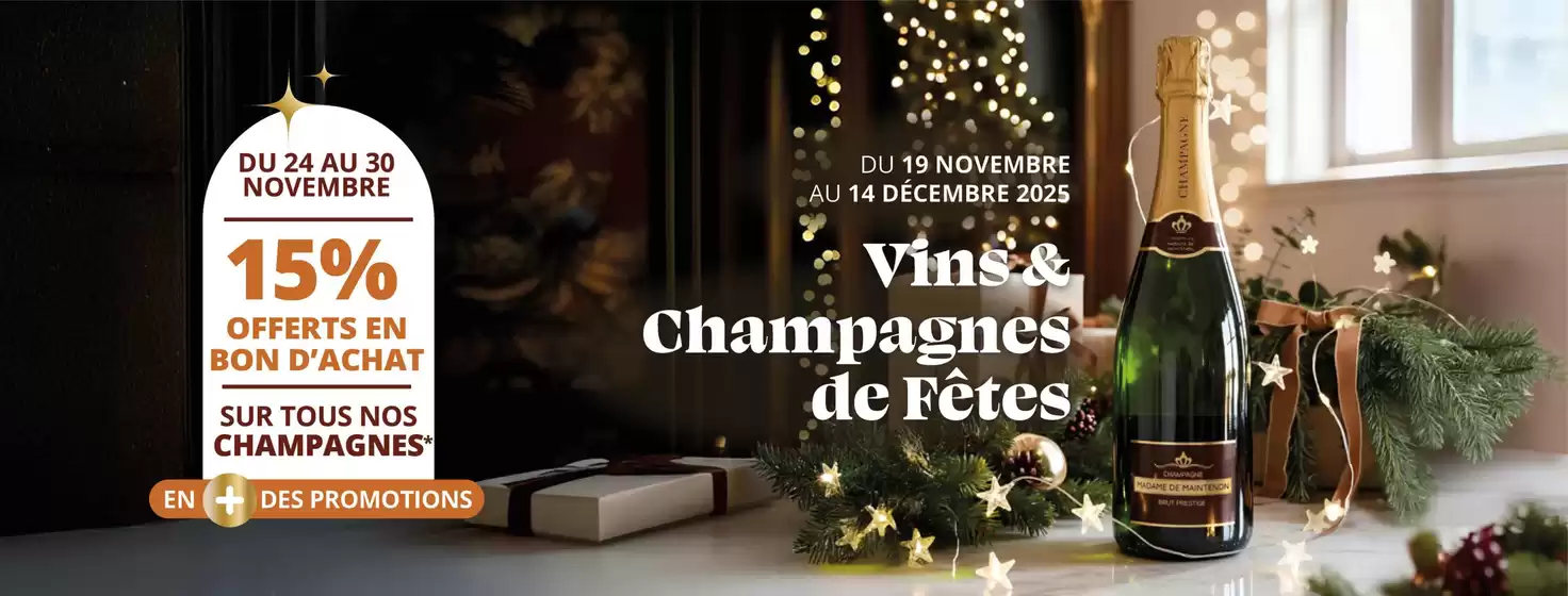 Catalogue La Vignery à Gray | Les fêtes approchent… et notre nouveau catalogue vins & champagnes de fêtes est là pour les sublimer ! | 2025-11-21T00:00:00.000Z - 2025-11-30T00:00:00.000Z
