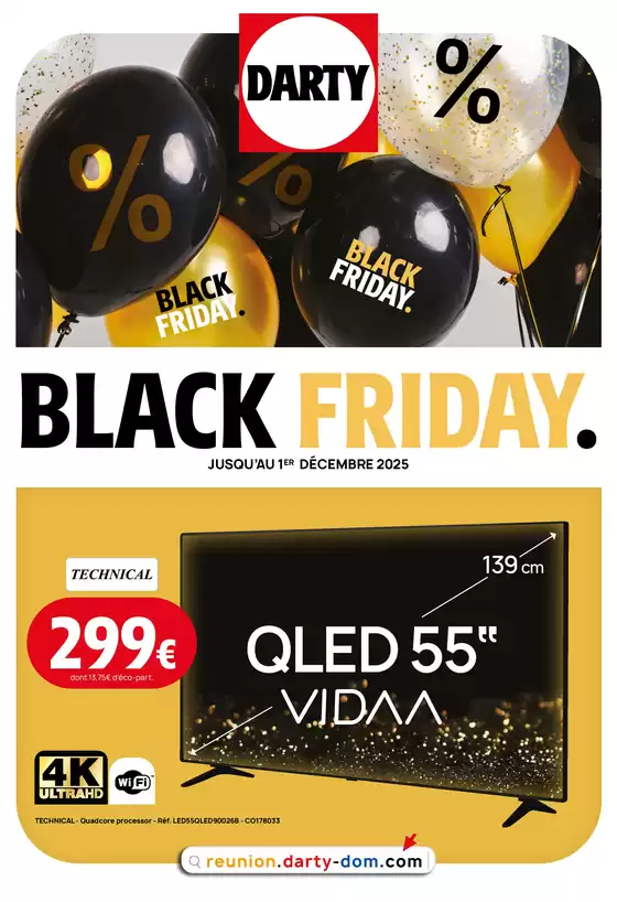 Catalogue Darty à Ducey | Black Friday | 2025-11-21T00:00:00.000Z - 2025-12-01T00:00:00.000Z