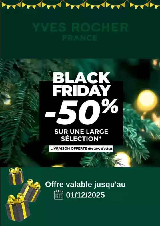 Catalogue Yves Rocher à Arcueil | Black Friday | 2025-11-21T00:00:00.000Z - 2025-12-01T00:00:00.000Z