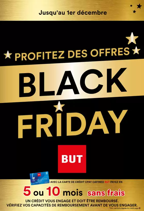 Catalogue BUT | Profitez des offres Black Friday | 2025-11-22T00:00:00.000Z - 2025-12-01T00:00:00.000Z