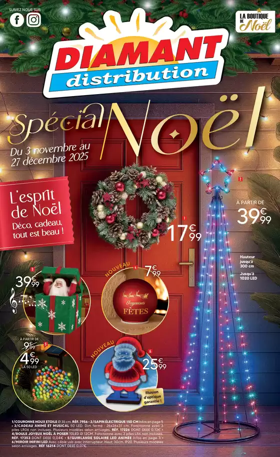 Catalogue DIAMANT à Saint-Chamond | Special Noël | 2025-11-24T00:00:00.000Z - 2025-12-27T00:00:00.000Z