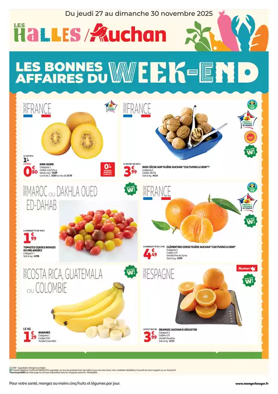 Catalogue Auchan Hypermarché à Lannemezan | Les bons plans du week-end dans votre hyper ! | 2025-11-27T00:00:00.000Z - 2025-11-30T00:00:00.000Z